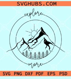 Explore more Sunrise mountain svg