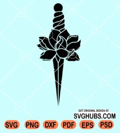 Flower Sword svg file