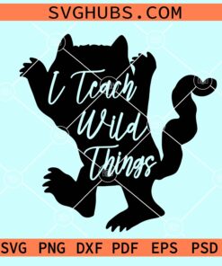 I teach wild things SVG