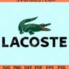 Lacoste Alligator logo svg