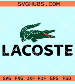 Lacoste Alligator logo svg