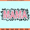Leopard mama svg