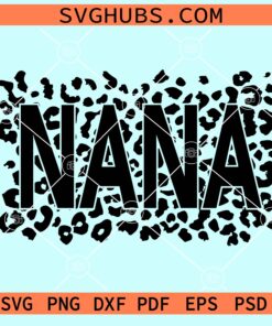 Leopard nana svg