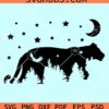 Lion mountains svg