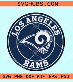 Los Angeles Rams SVG, LA Rams svg, NFL team svg, American football team svg