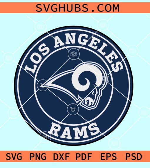 Los Angeles Rams SVG, LA Rams svg, NFL team svg, American football team svg