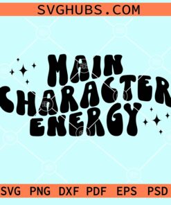 Main character energy wavy letters svgMain character energy wavy letters svg