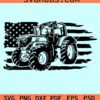 Monster truck Distressed US flag svg