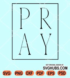 Pray svg