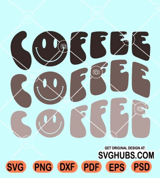 Retro coffee svg