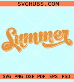 Retro summer svg