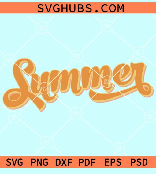 Retro summer svg