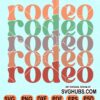 Rodeo stacked svg
