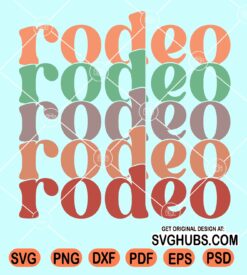Rodeo stacked svg