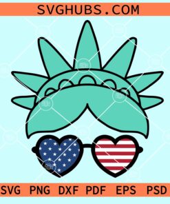 Statue of liberty with sunglasses svg, statue of liberty svg, Statue of liberty of liberty 4th of July svg