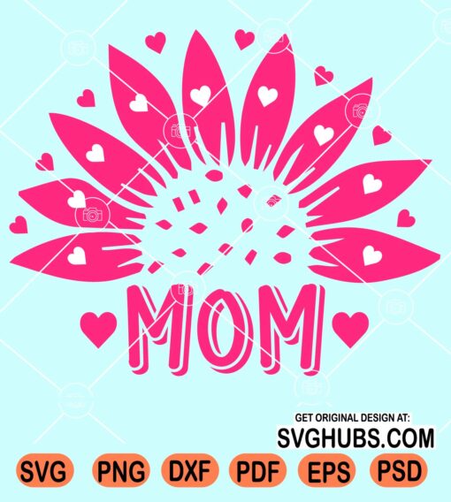 Sunflower mom svg