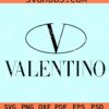 Valentino label svg