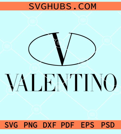 Valentino label svg