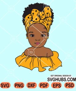 Afro girl clipart svg