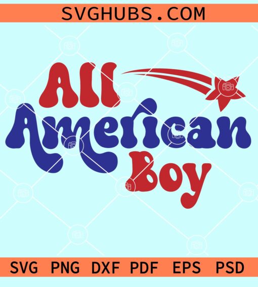 All American boy svg