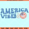 American vibes retro svg