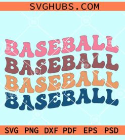 Baseball Retro SVG