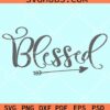 Blessed with arrow svg