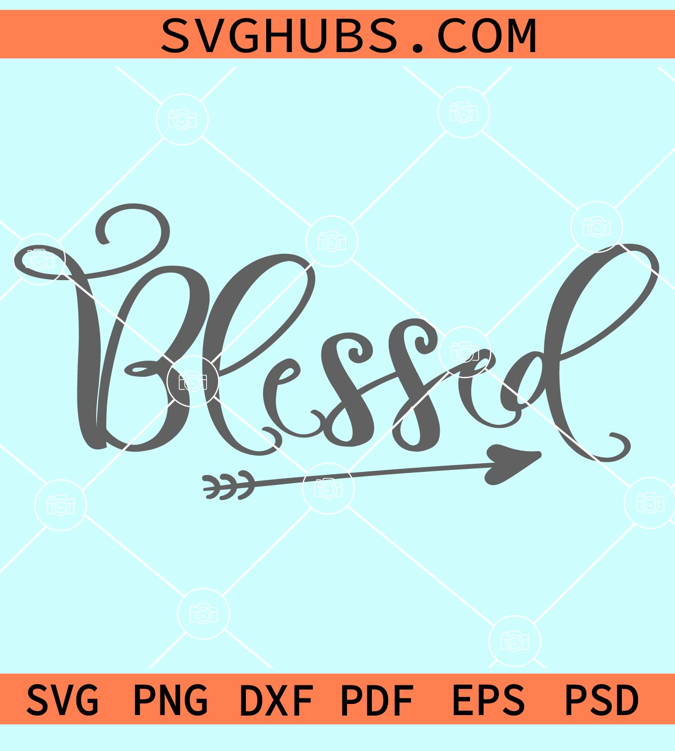 Blessed with arrow svg