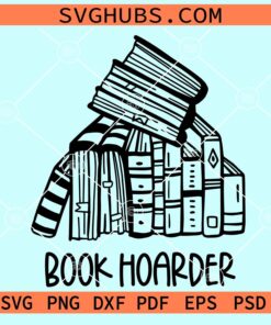 Book hoarder svg