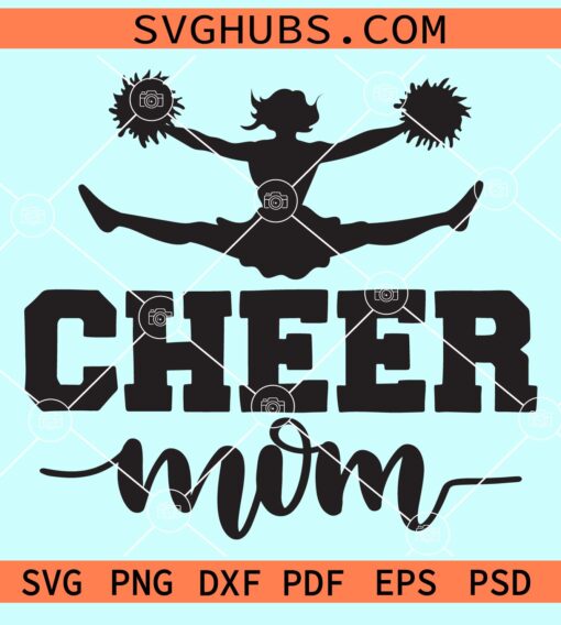 Cheer mom svg