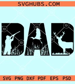 Dad Hunting Svg