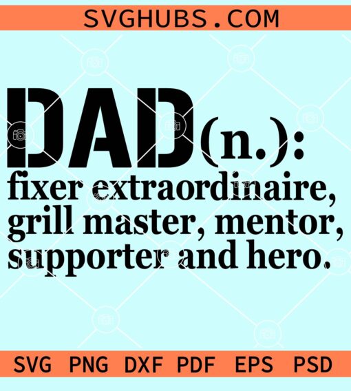 Dad definition svg