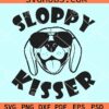 Dog Sloppy kisser svg
