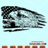 Eagle head US Flag svg