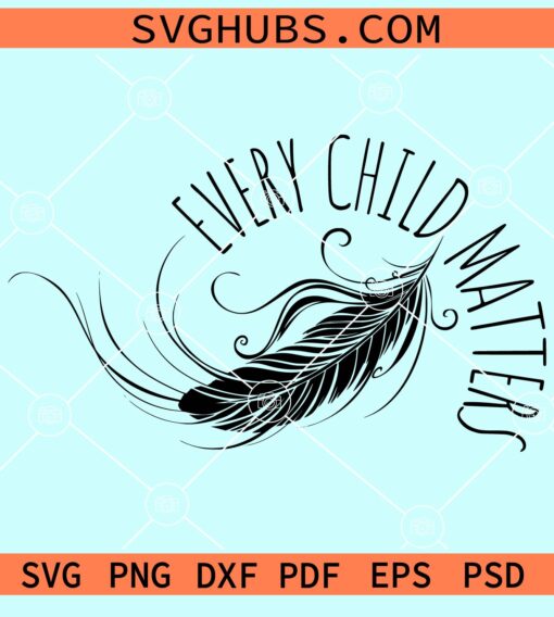 Every child matters feather svg