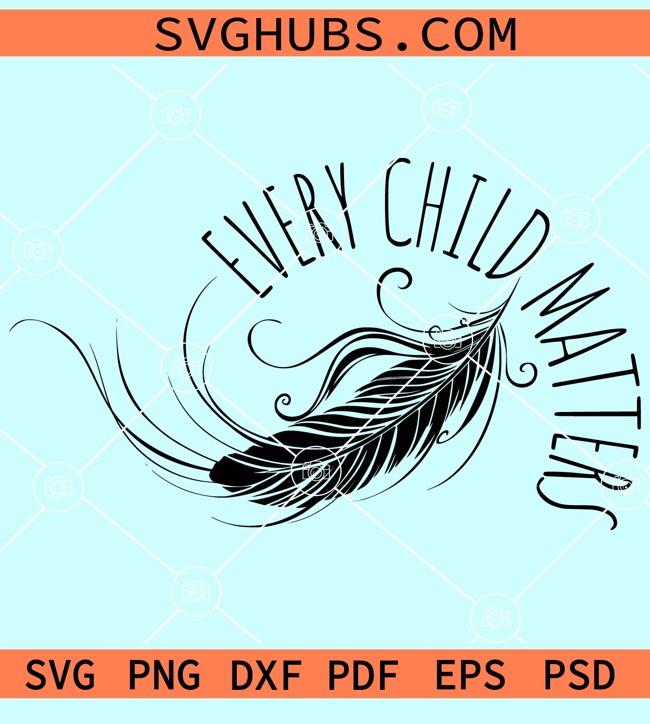 Every child matters feather svg, Native American svg, Children svg ...