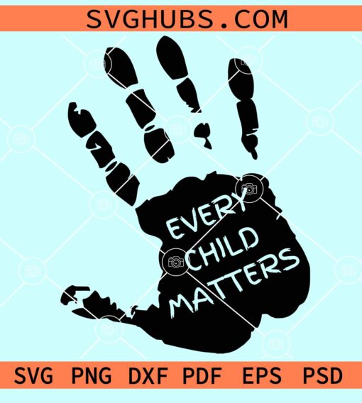 Every child matters handprint svg