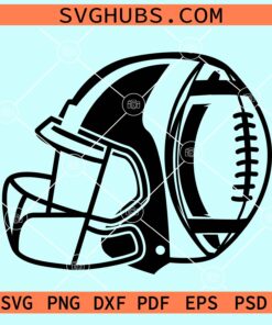 Football helmet svg