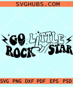 Go little rock star SVG