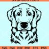 Golden retriever Clip Art svg