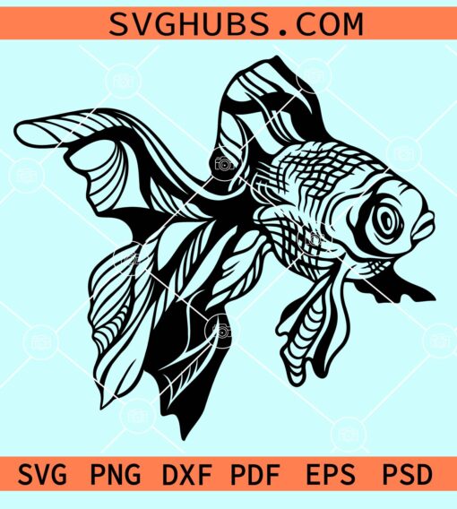 Goldfish clipart svg