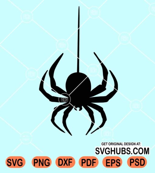 Halloween spider clipart svg