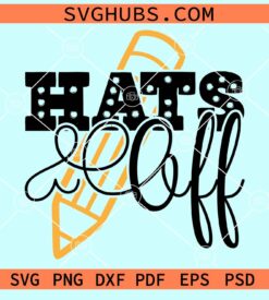 Hats off svg