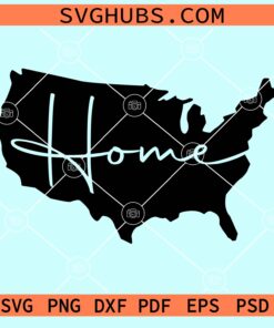 Home USA Map svg
