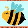 Honey bee with love wings svg