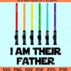 I am their father Light sabers svg