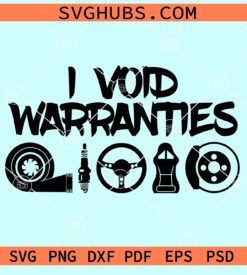 I void warranties svg