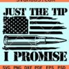 Just the tip I promise flag SVG