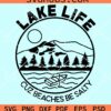 Lake life cuz beaches be salty svg