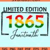 Limited Edition 1865 Juneteenth SVG